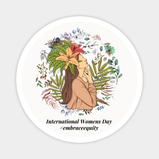 embrace equity international women's day 2023 Magnet